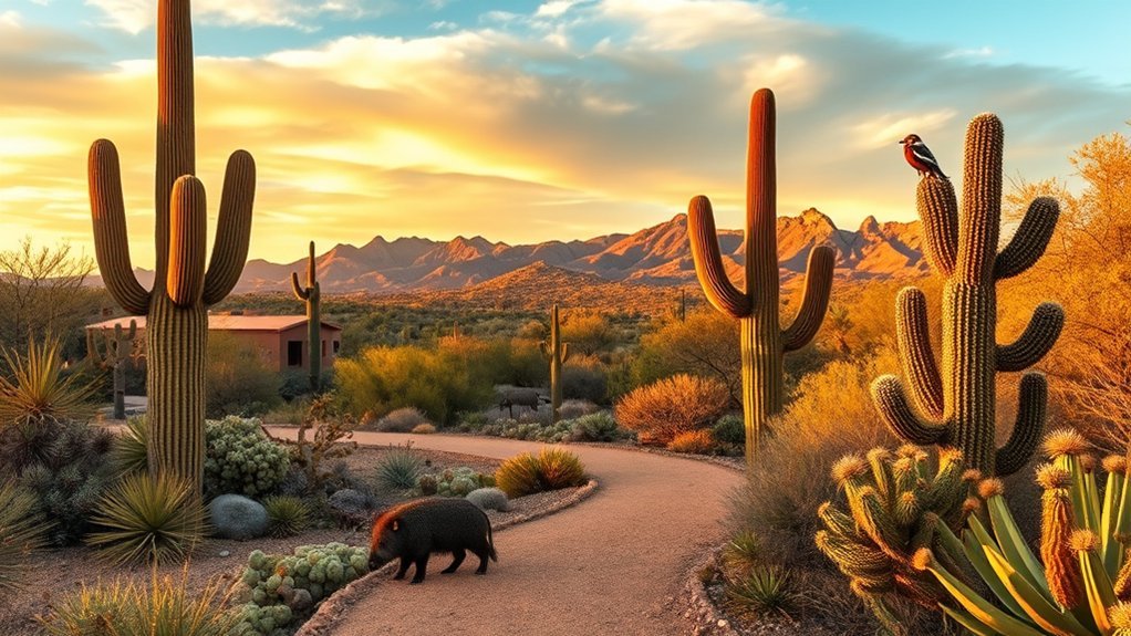 live desert habitats and education