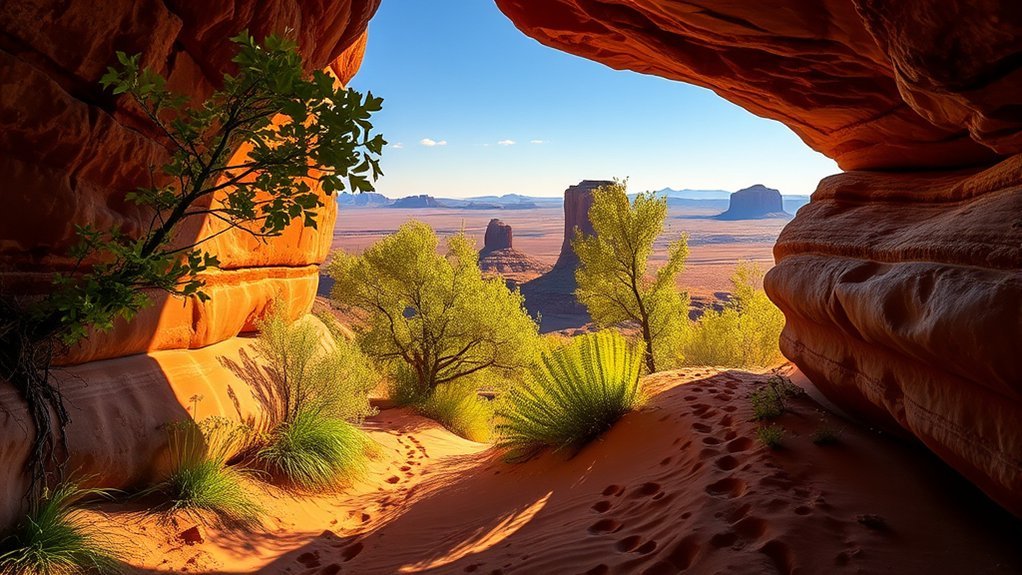lush oasis hiking trail