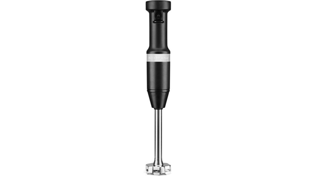 matte black hand blender
