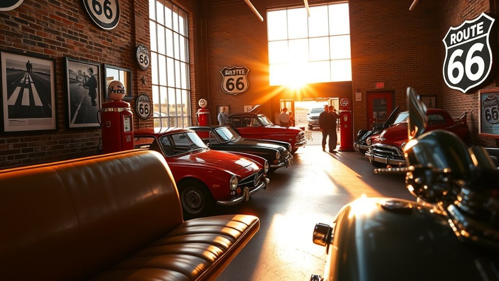 mid century route 66 artifacts