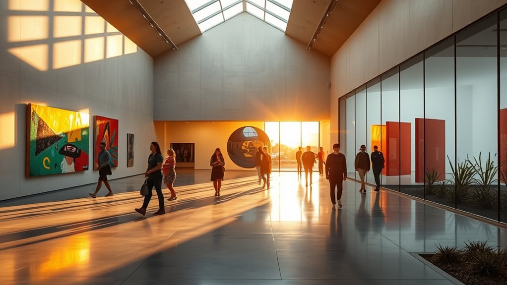 minimalist galleries ever changing exhibits