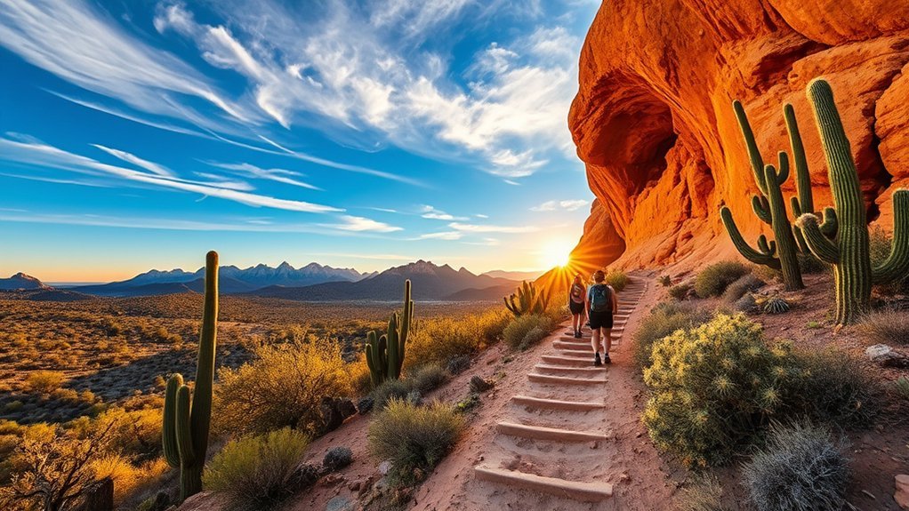moderate desert trail vistas