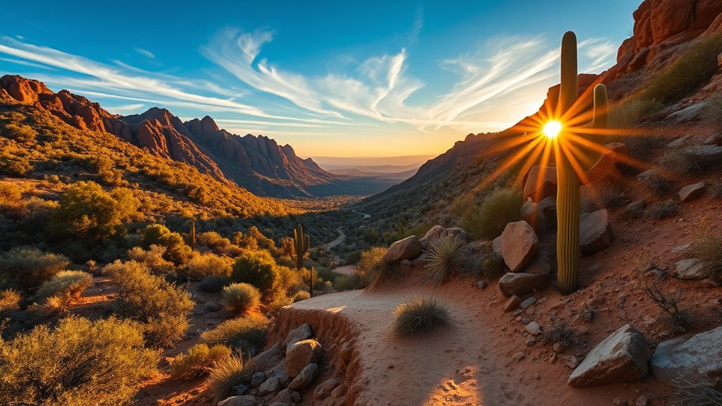 moderate rocky canyon desert views