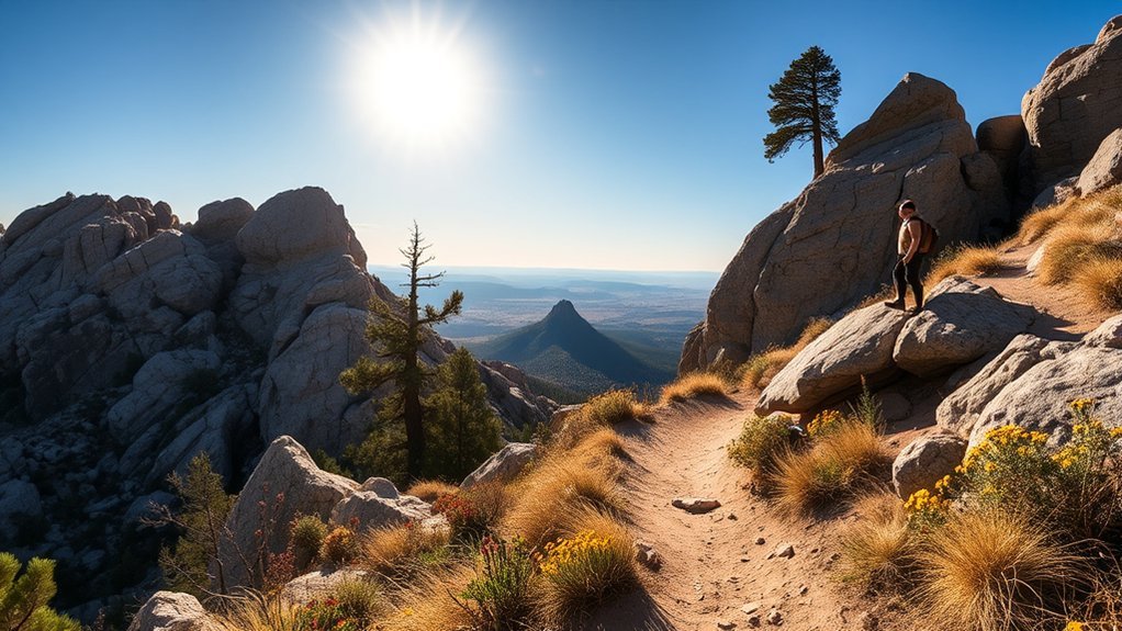 moderately strenuous rocky summit views