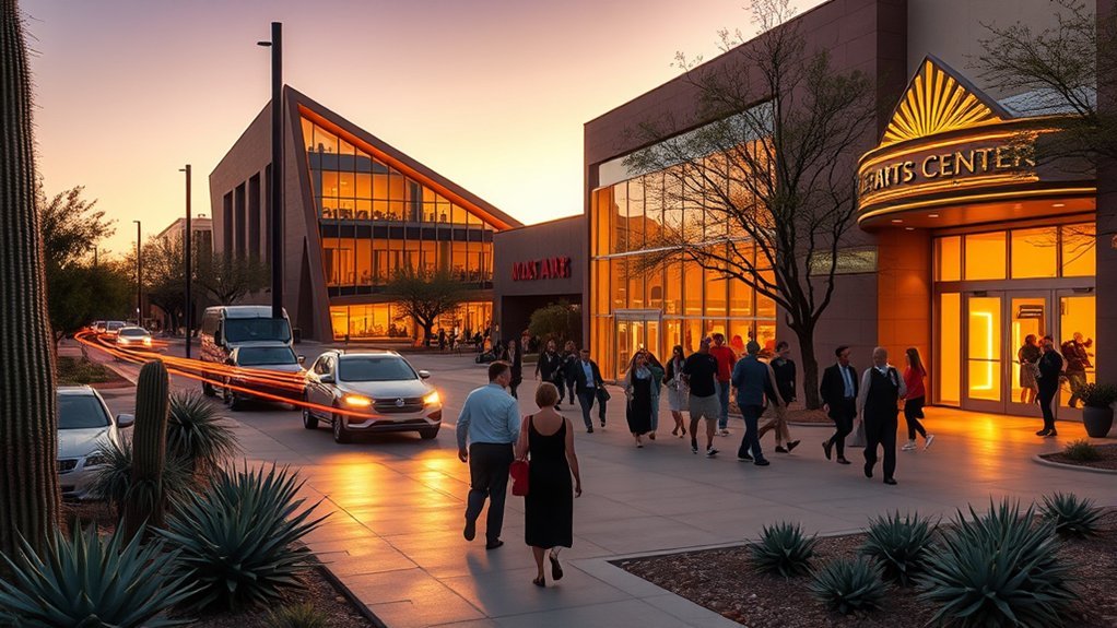 modern arts center performance outing