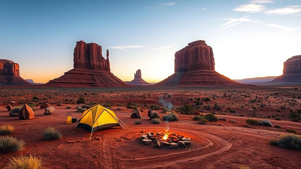 monument valley camping experience
