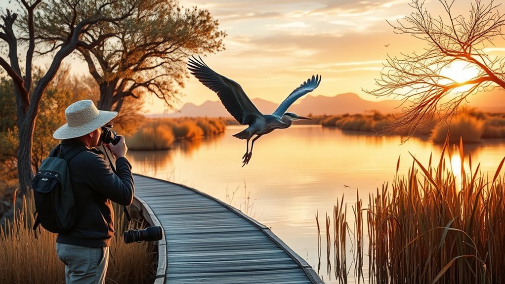 morning wetlands slow birdwatching walks
