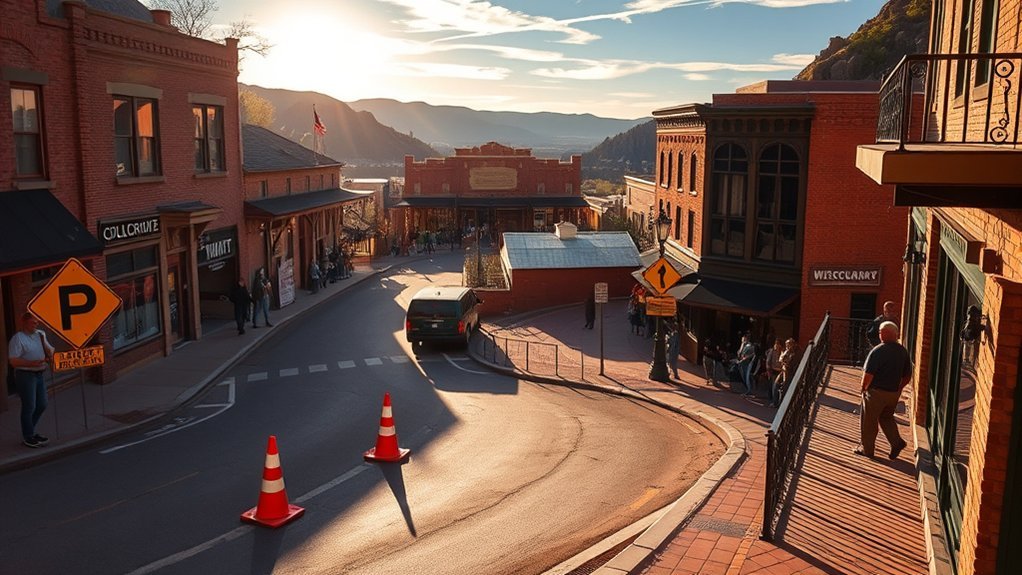 narrow winding streets careful