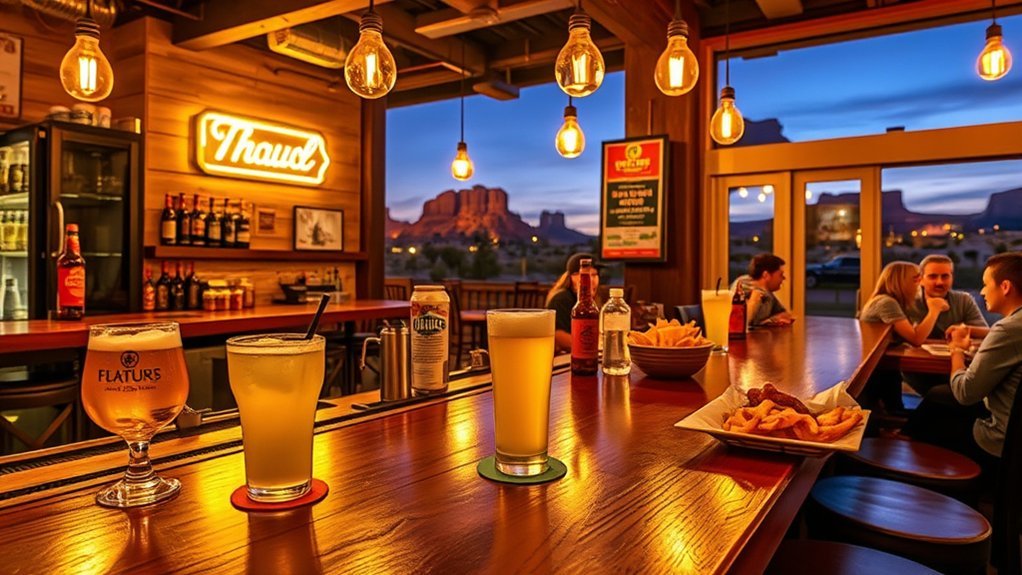 neon lit greasy comfort classics