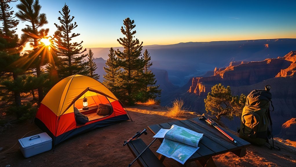north rim camping essentials