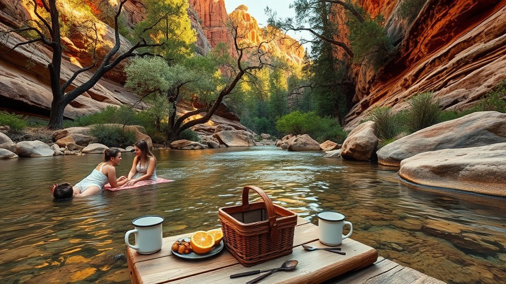 oak creek picnic and swimming