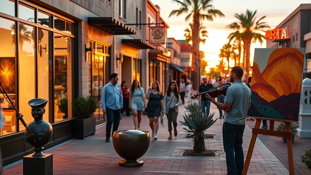 old town evening artwalk