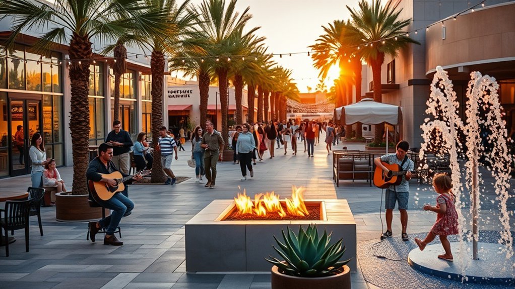 open air shopping dining destination