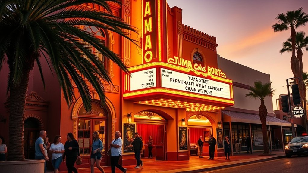 ornate historic theater performance night