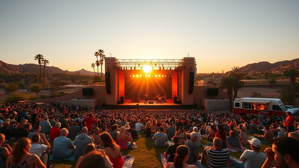 outdoor concerts with accessible amenities