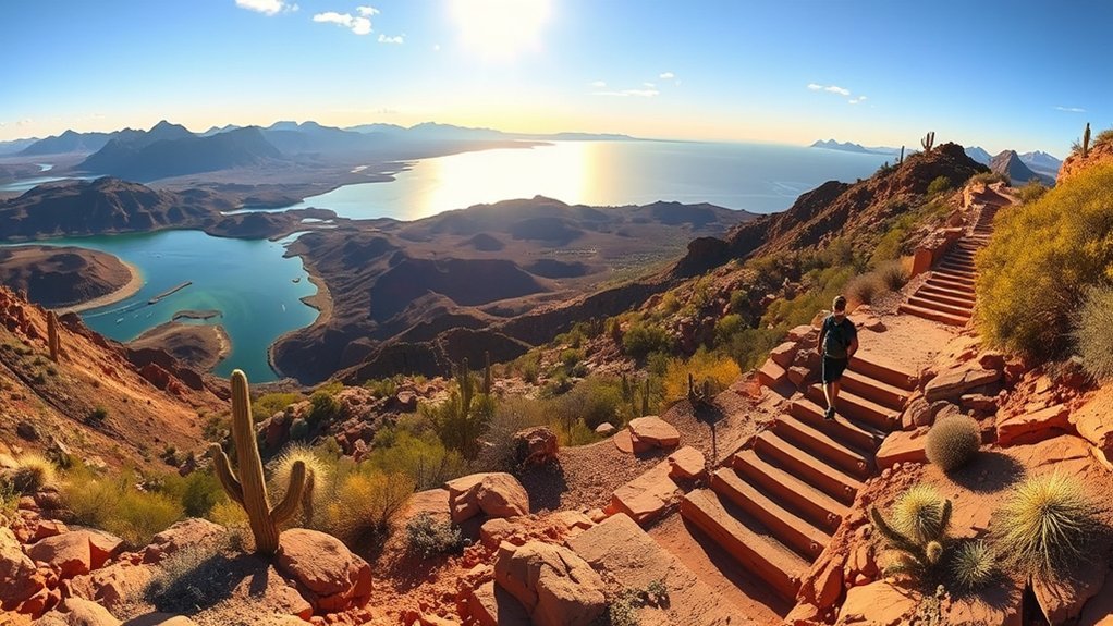 panoramic riverside desert ridge hikes