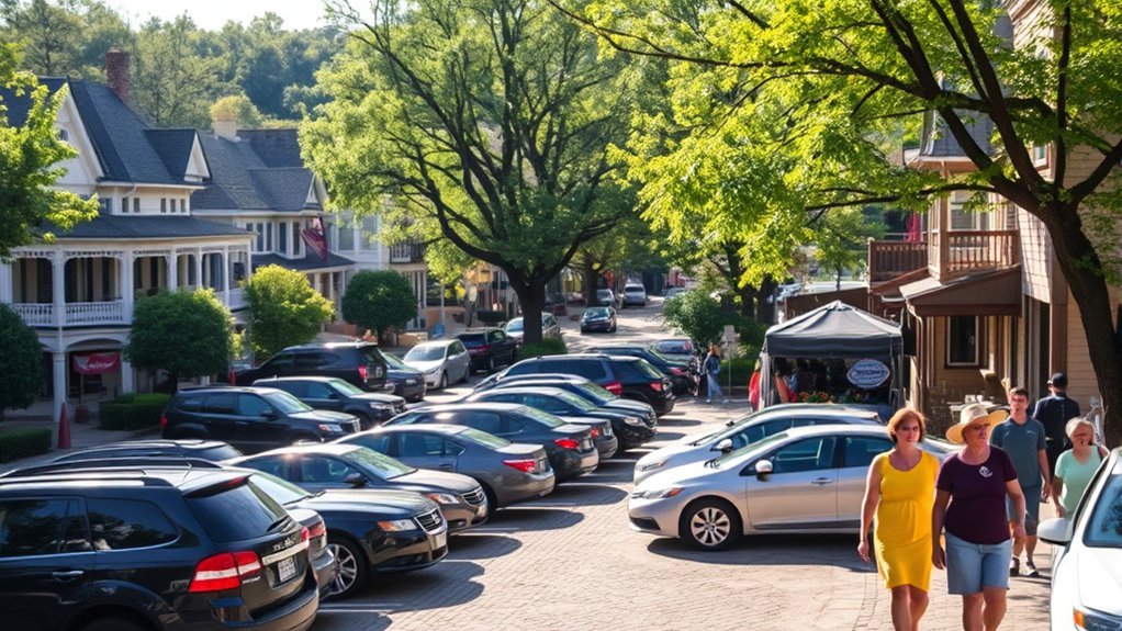 parking and lodging options