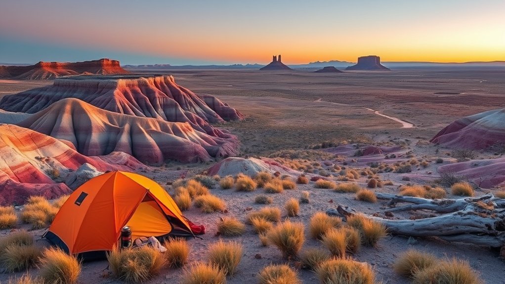 petrified forest camping tips