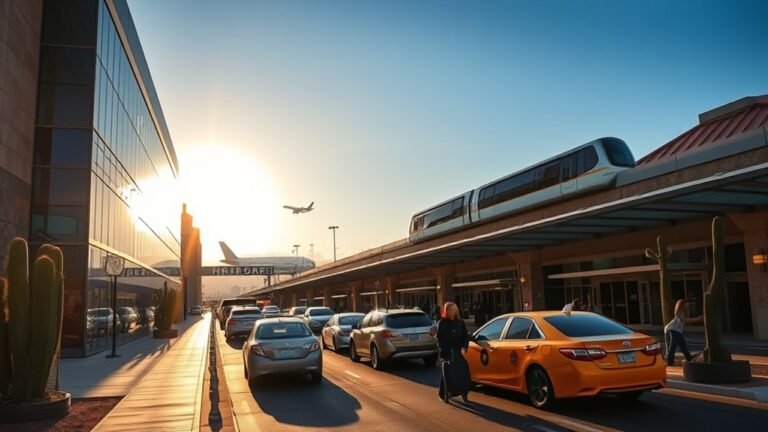 phoenix airport access information