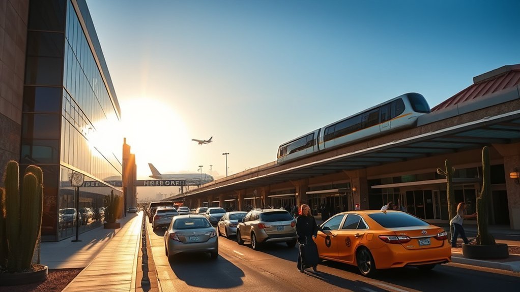 phoenix airport access information