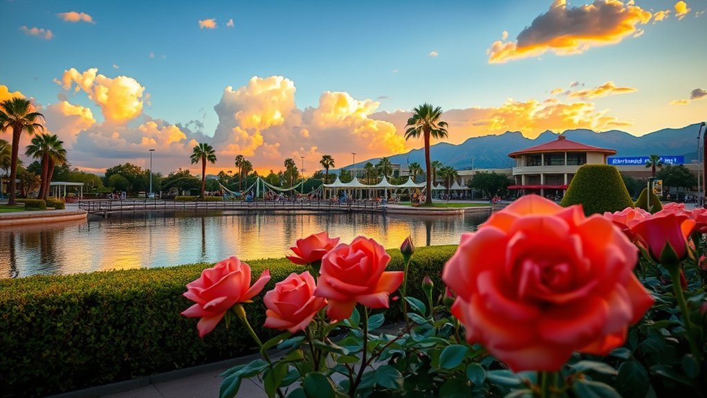 picnic along fragrant rose linedriver