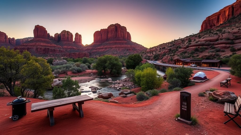 picnic camping dining options