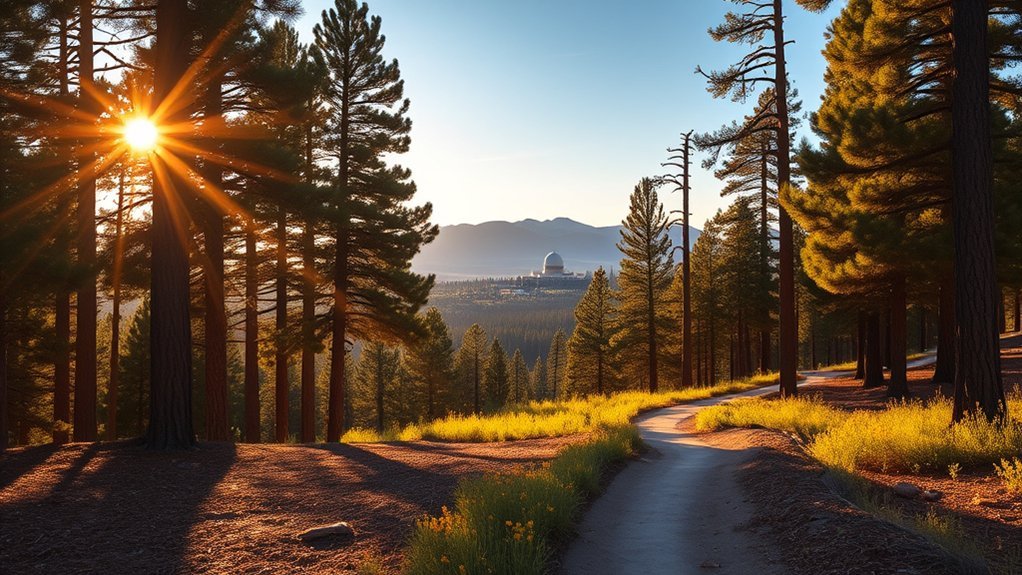 pine scented mountain observatory escape