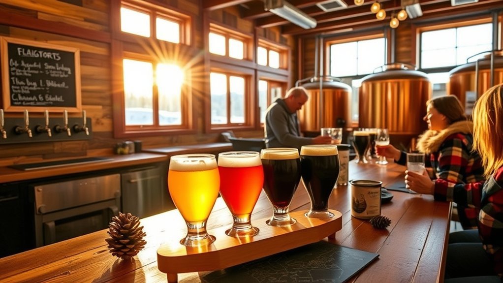 pine scented small batch beers