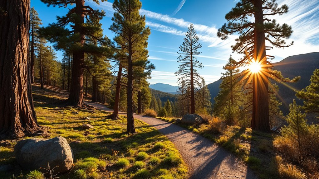 pines overlooks wildlife solitude
