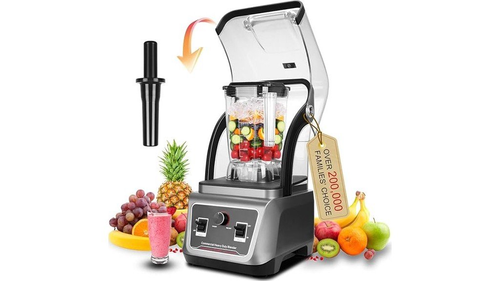 powerful soundproof professional blender