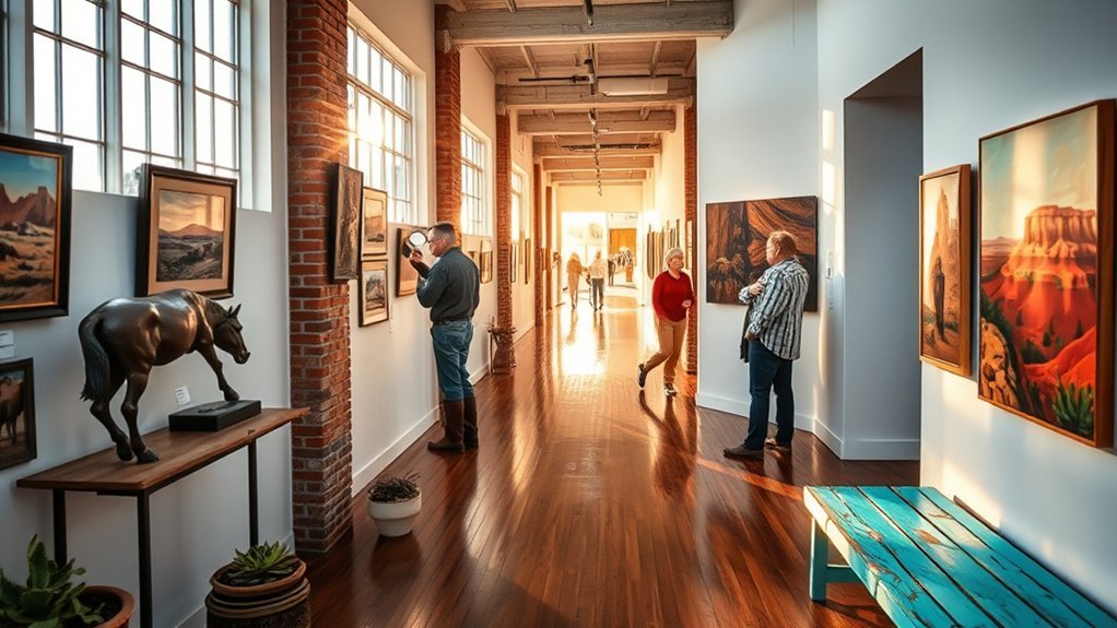 prescott s intimate artistic gallery hop