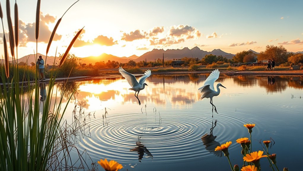 prime riparian birdwatching spot