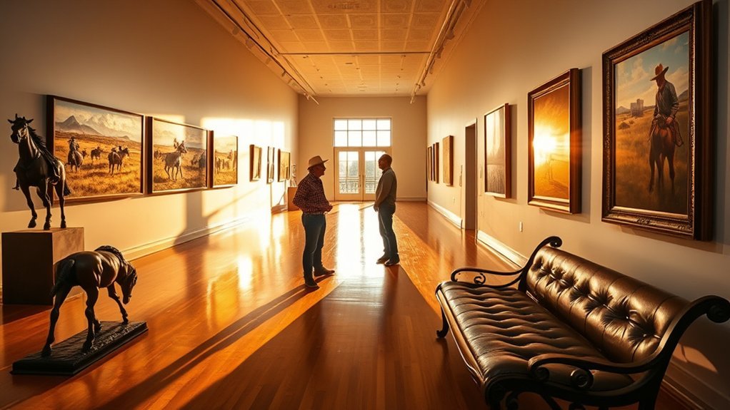 quiet bronze textured western story