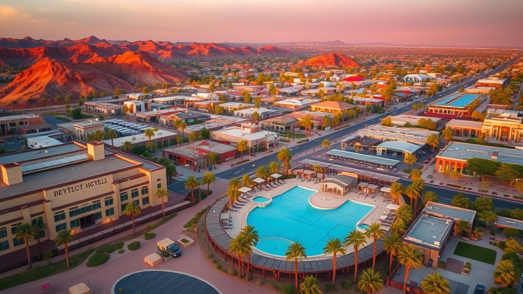 quiet neighborhoods varied attractions