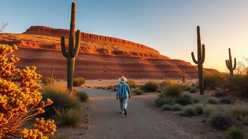 reconstructed hohokam platform mound