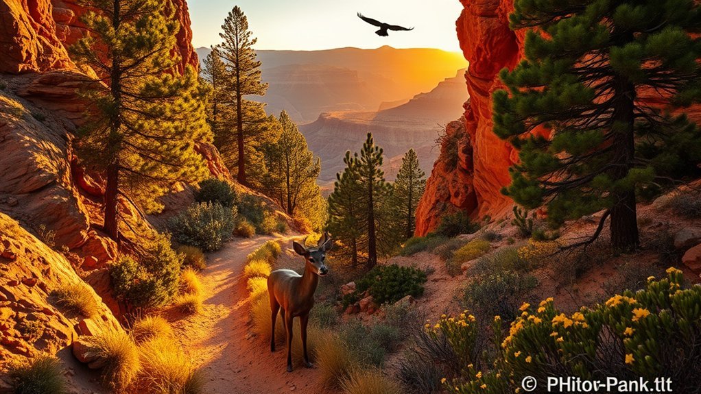 red rock ridges wildlife vistas