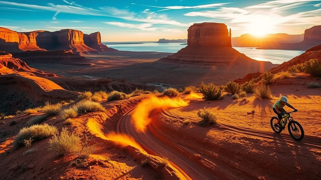 red rock singletrack desert rides