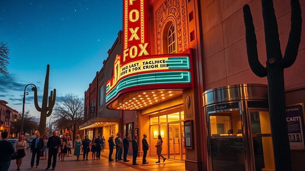 restored 1930s spanish revival theater