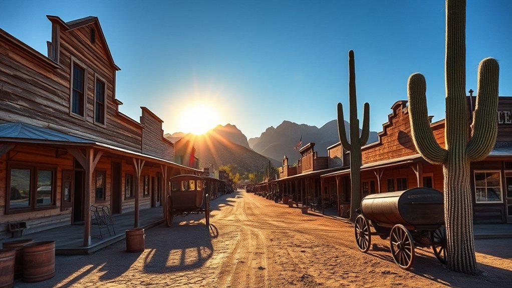 restored frontier mining ghosttown