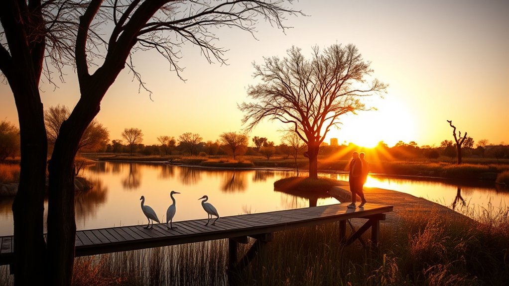 riparian oasis with reclaimed water
