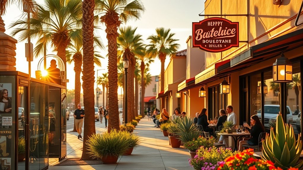 riverside boutiques waterfront dining views