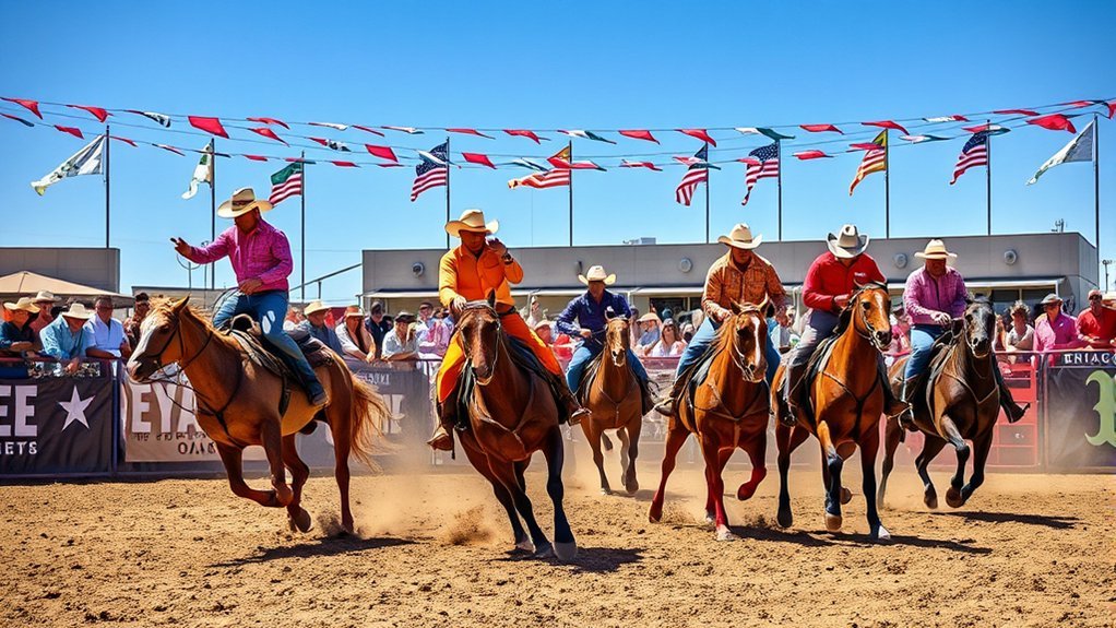 rodeo competitions and festivities