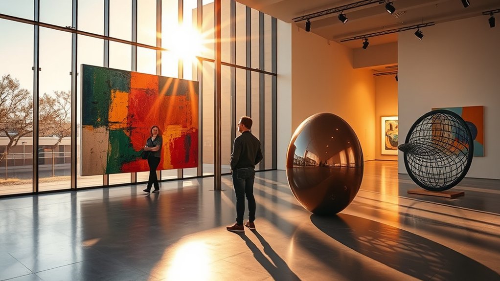 rotating contemporary art experiences