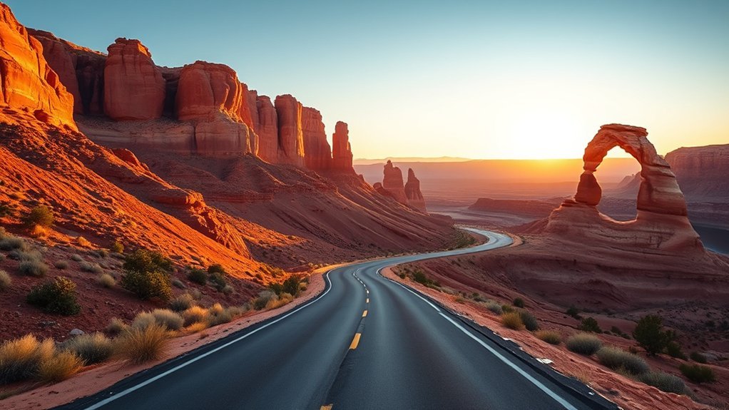 rust red mesas time polished buttes