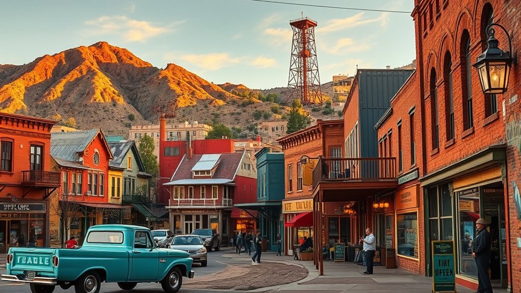 rusted mining town artistic revival