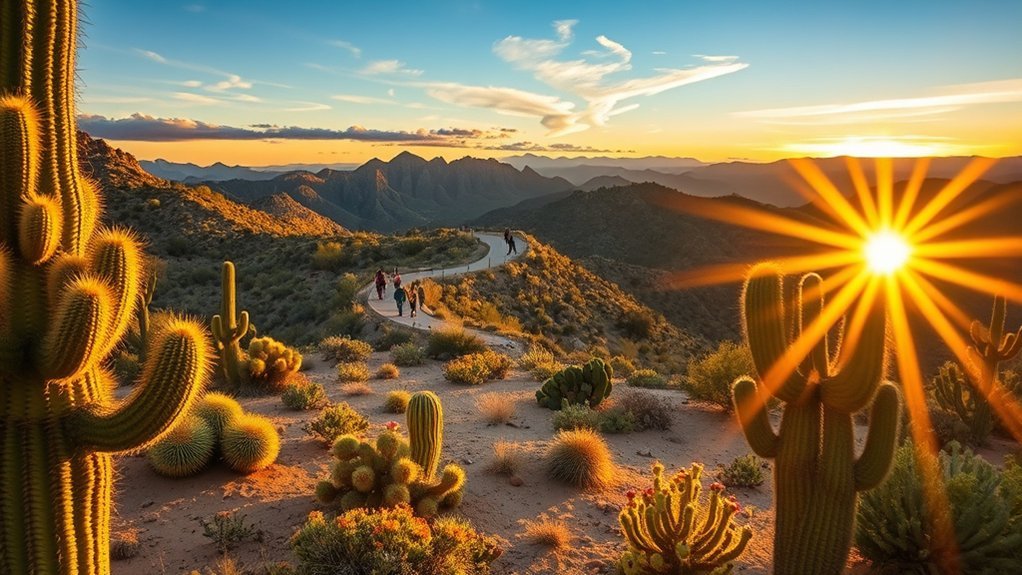 saguaro studded panoramic desert vista