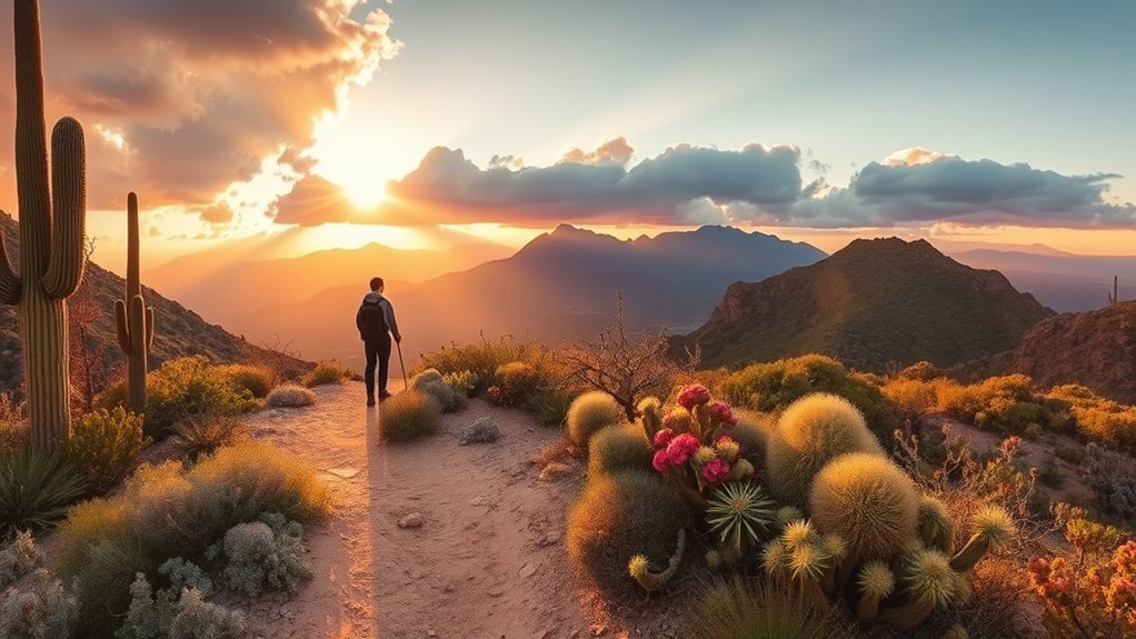 saguaros granite wildflower views