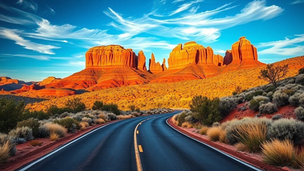 scenic drive through sedona