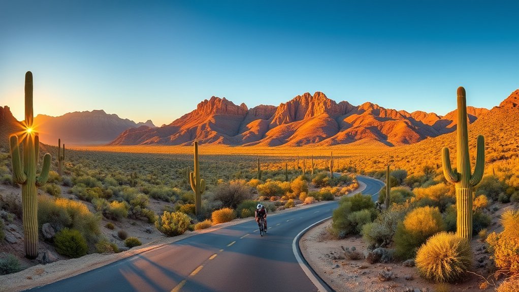 scenic drives and biking