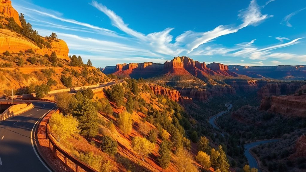 scenic oak creek canyon drive
